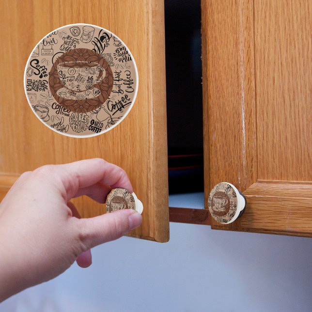 Light Coffee Ceramic Knob (Creator Uploaded)