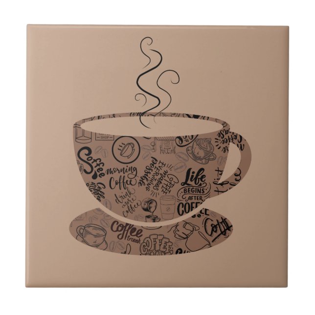 Light Coffee Tile (Front)