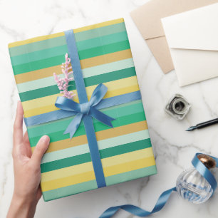 Light Colour Stripes Wrapping Paper