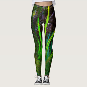 Light comes to the forest. leggings