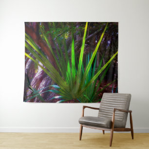 Light comes to the forest. tapestry