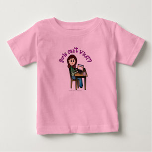 Light Computer Girl Baby T-Shirt