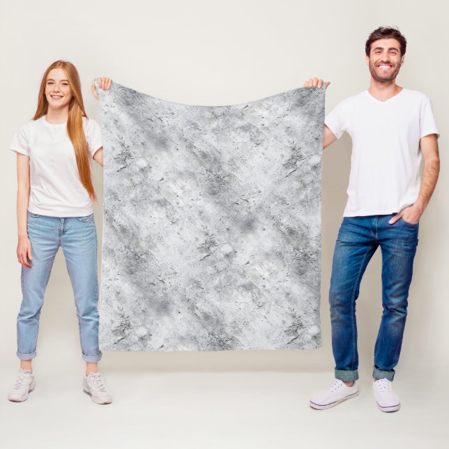 Light Concrete Plaster Texture with Distress Fleece Blanket (In Situ)