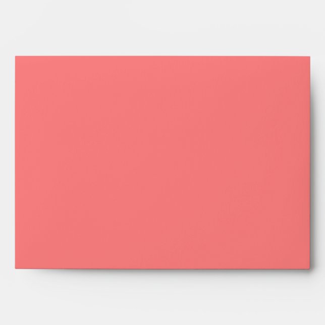 Light Coral A7 Envelope (Front)