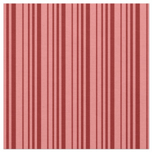 Light Coral and Dark Red Lined/Striped Pattern Fabric