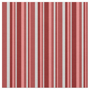 Light Coral, Maroon, Light Grey & Brown Coloured Fabric