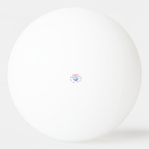 Light Cornflower Blue, Sky Megenta, Girly Ping Pong Ball