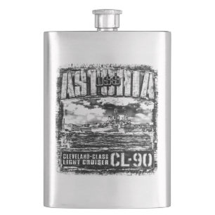 Light cruiser Astoria Hip Flask