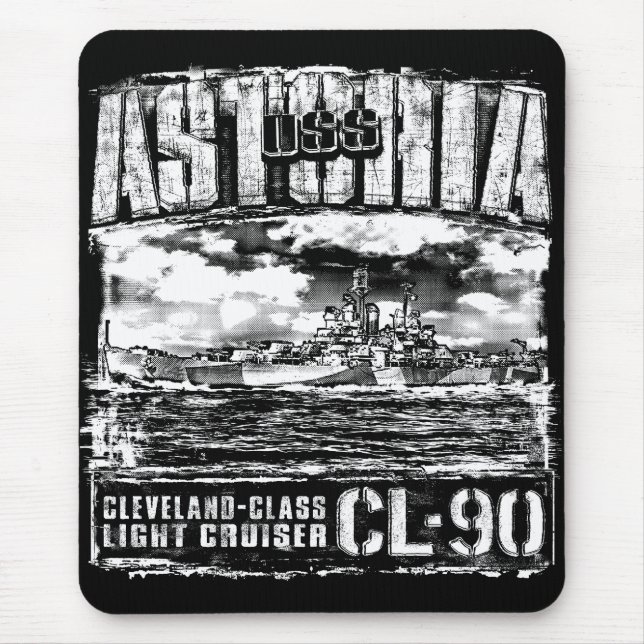 Light cruiser Astoria Mouse Pad (Front)