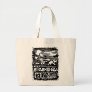 Light cruiser Birmingham Large Tote Bag