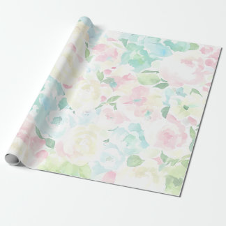 Light Crystal Rose Wrapping Paper
