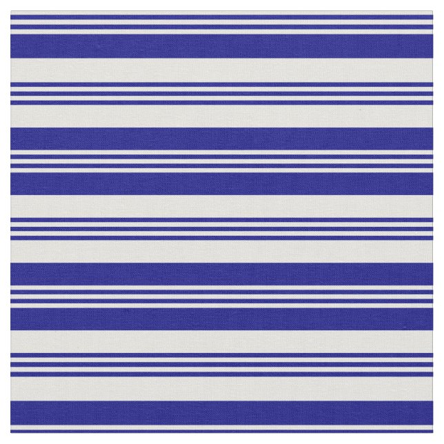 Light Cyan and Blue Striped/Lined Pattern Fabric (Close Up)