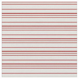 Light Cyan and Brown Coloured Pattern of Stripes Fabric