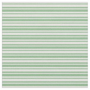 Light Cyan and Dark Sea Green Lines Pattern Fabric