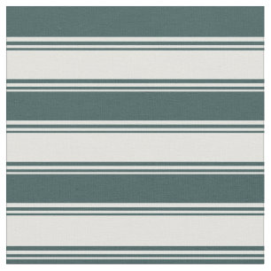 Light Cyan and Dark Slate Grey Coloured Pattern Fabric