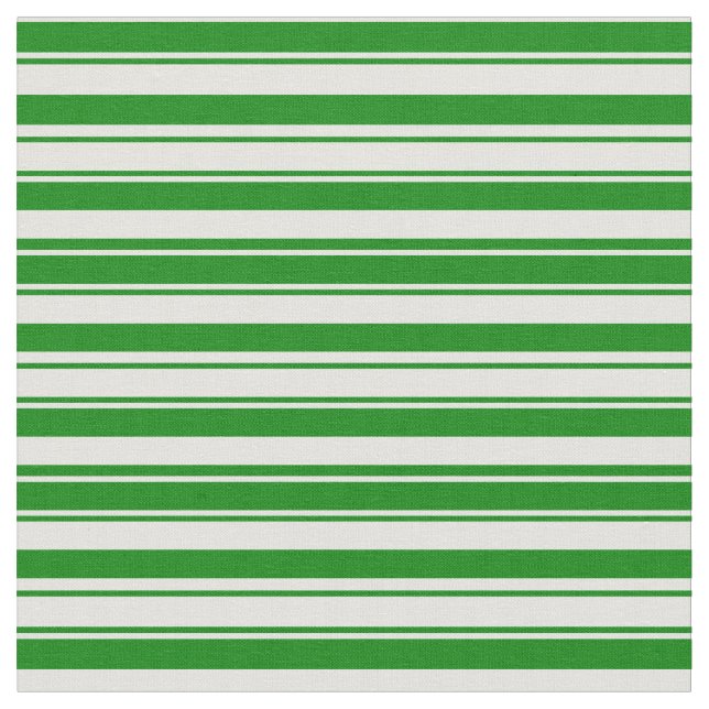 Light Cyan and Green Lined Pattern Fabric (Close Up)