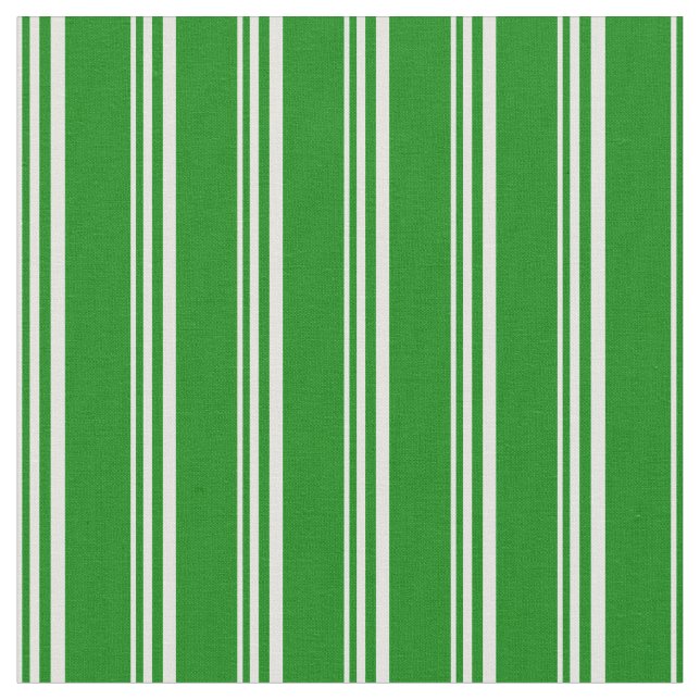 Light Cyan and Green Pattern of Stripes Fabric (Close Up)