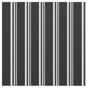 Light Cyan & Black Striped/Lined Pattern Fabric