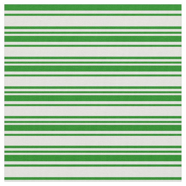 Light Cyan & Green Coloured Striped/Lined Pattern Fabric (Close Up)
