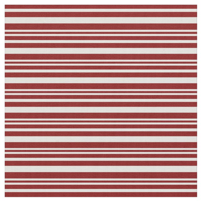 Light Cyan & Maroon Lines/Stripes Pattern Fabric (Close Up)