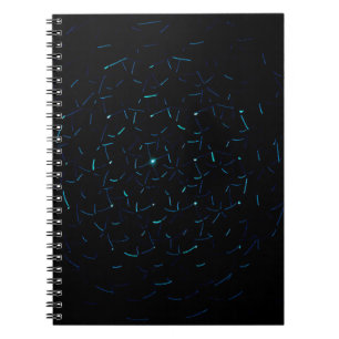 Light decorations in dark area notebook