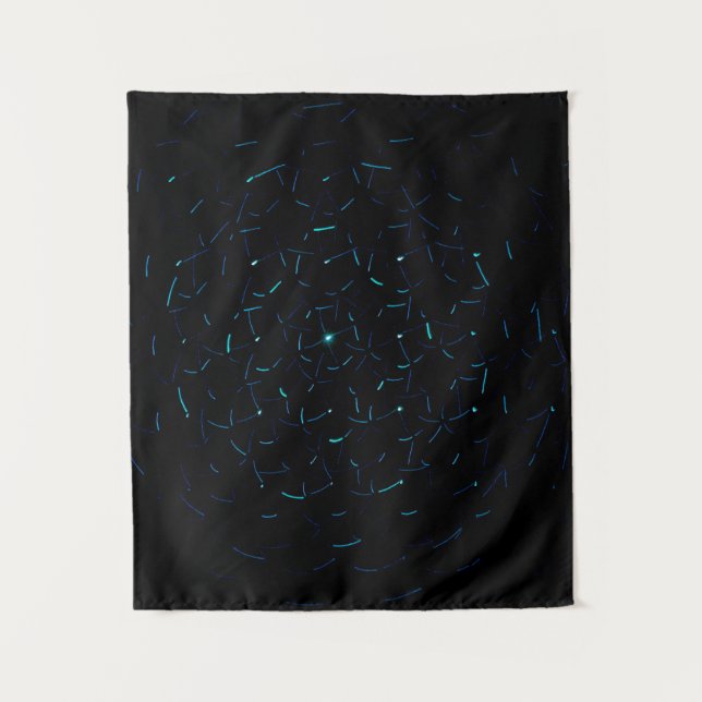 Light decorations in dark area tapestry (Front)