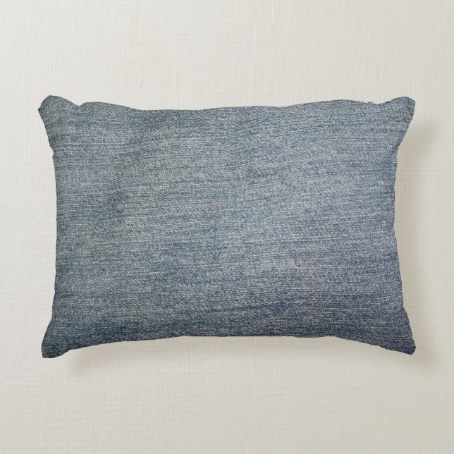 Light Denim Decorative Cushion (Front)