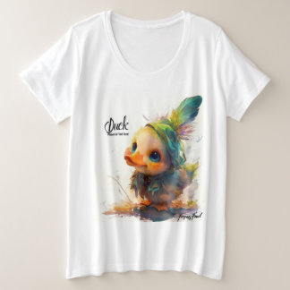 Light Duck About & Find Out Plus Shirt