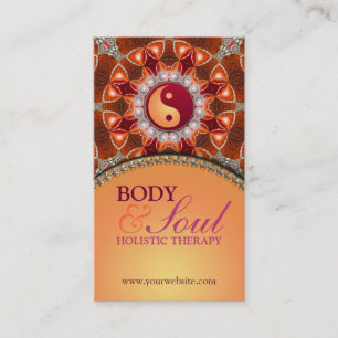 Light Energy New Age Holistic Business Card