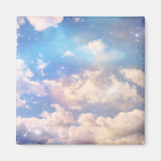 Light Fantasy Clouds Magnet (Front)