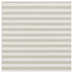 Light Feather Brown & Off-White Stripes Fabric