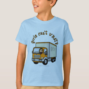 Light Female Truck Driver T-Shirt