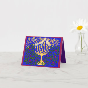 Light Filled Hanukkah Card