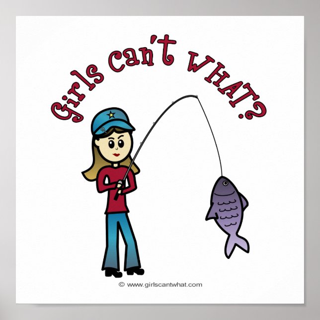 Light Fishing Girl Poster (Front)