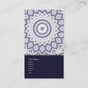 Light Flake Mandala Business Card