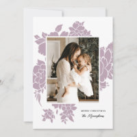 Light Floral Cutout | Lilac | Photo Christmas
