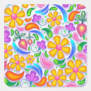 light floral stickers