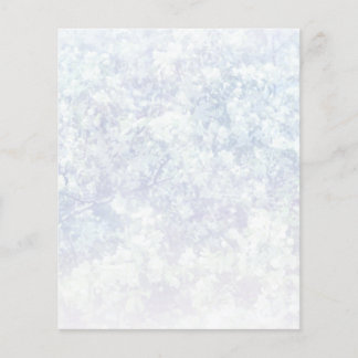 Light Floral Texture Background Template Flyer