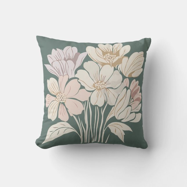 Light Flowers Cushion (Front)