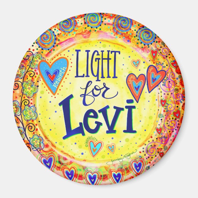 “Light for Levi'“ Inspirivity Magnet (Front)