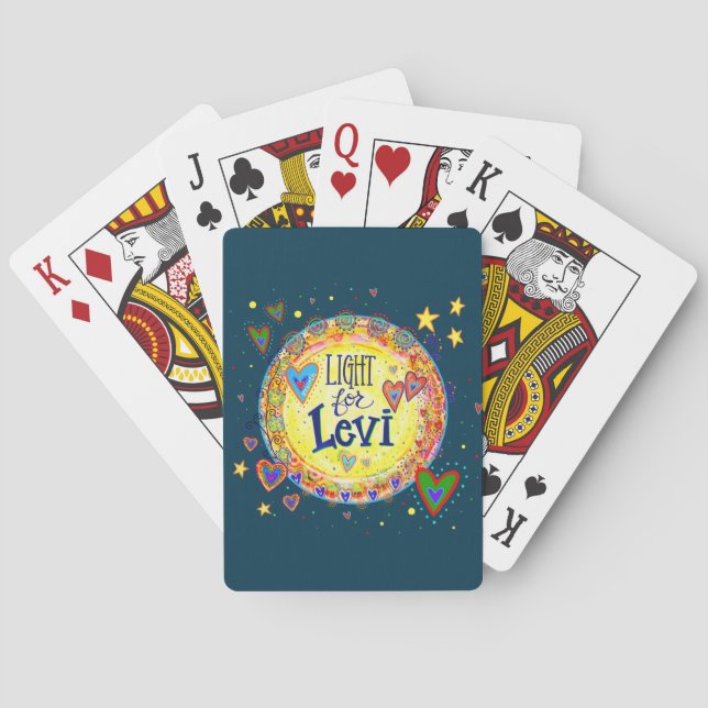 Light for Levi “Inspirivity” Playing Cards (Back)