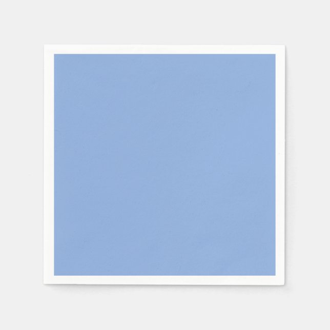 Light French Blue Solid Colour Napkin (Front)