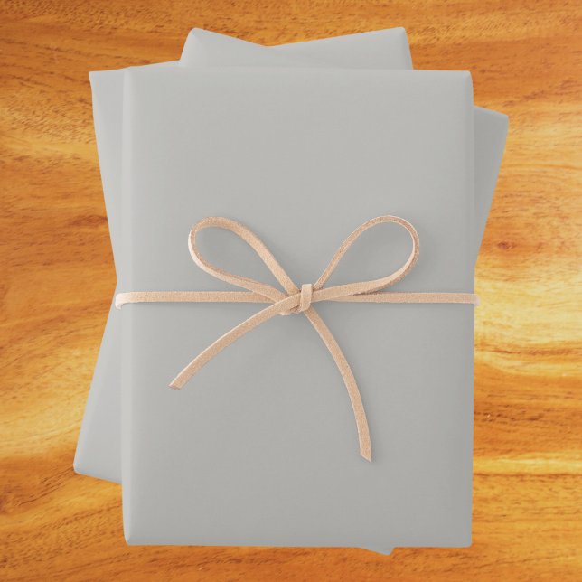 Light French Grey Solid Colour Wrapping Paper Sheet (Creator Uploaded)