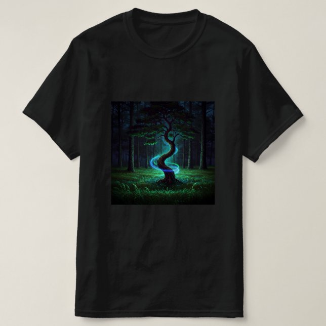 Light from a Twisted Tree T-Shirt (Design Front)