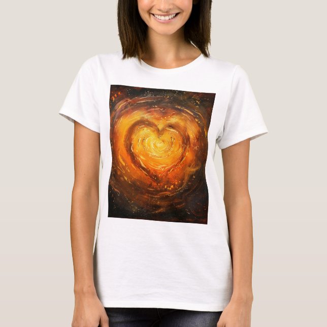 Light from Within — Heart Magic Design T-Shirt (Front)