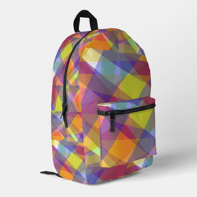Light Geometric - Backpack (Back Corner Left)