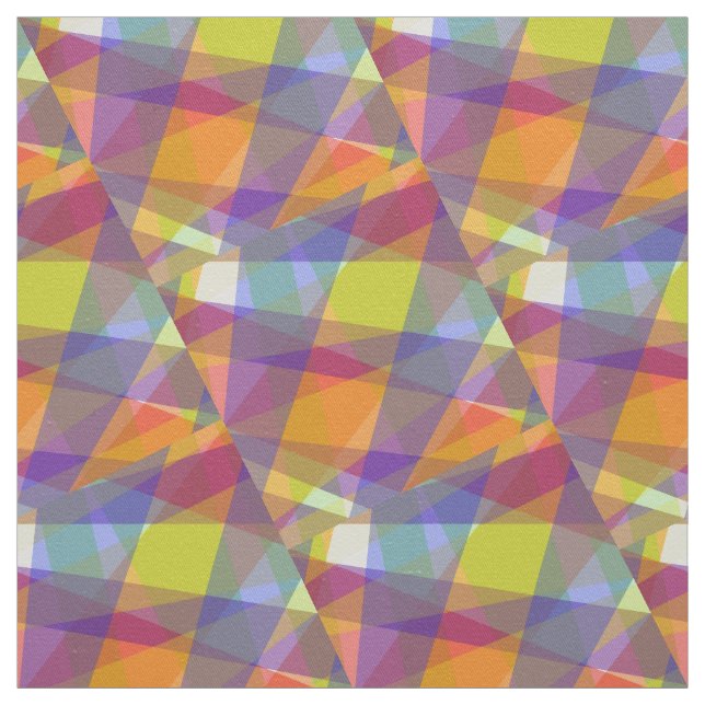 Light Geometric - Cotton Twill Fabric (Swatch)
