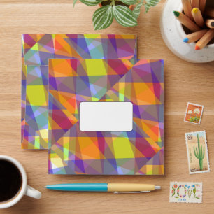 Light Geometric - Square Envelope