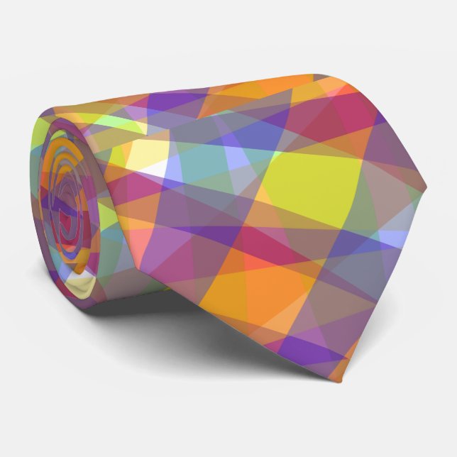 Light Geometric - Tie (Rolled)