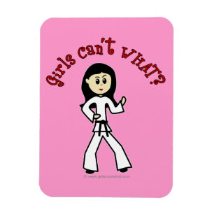 Light Girl Martial Artist Magnet